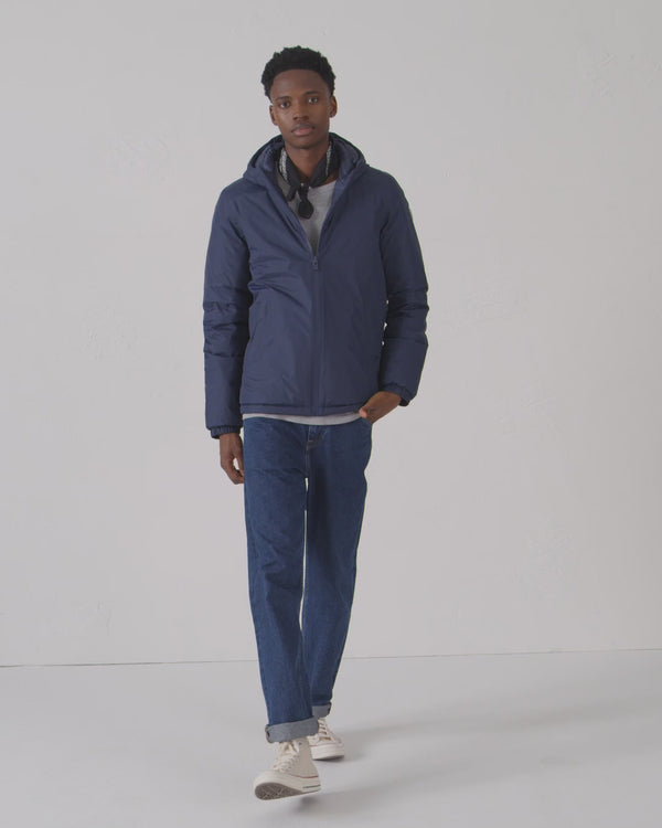 jott Doudoune réversible à capuche Marine Bergen