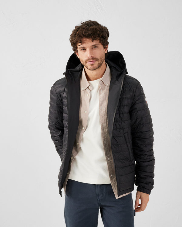 Jott Doudoune Réversible à Capuche Noir Bergen 2.0