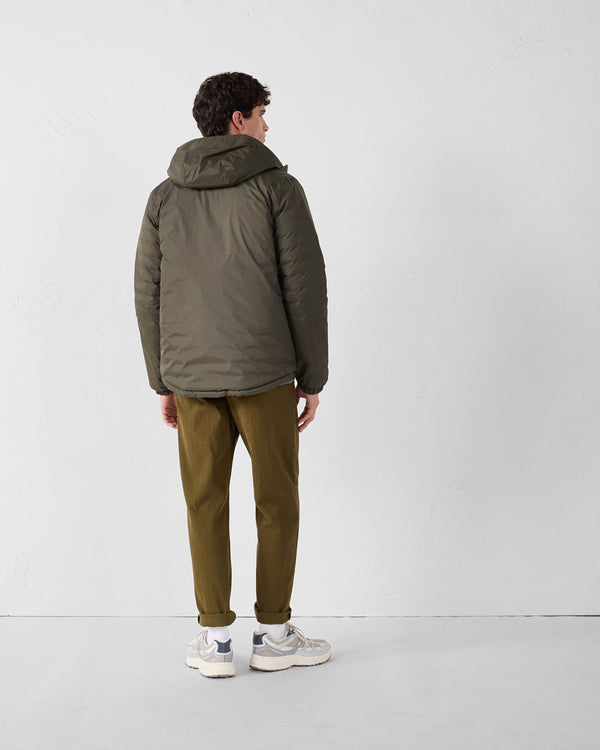 Jott Doudoune Réversible Army/rouge Feu Brummen