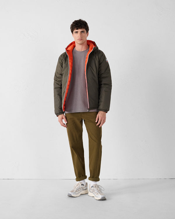 jott Doudoune réversible Army/rouge feu Brummen