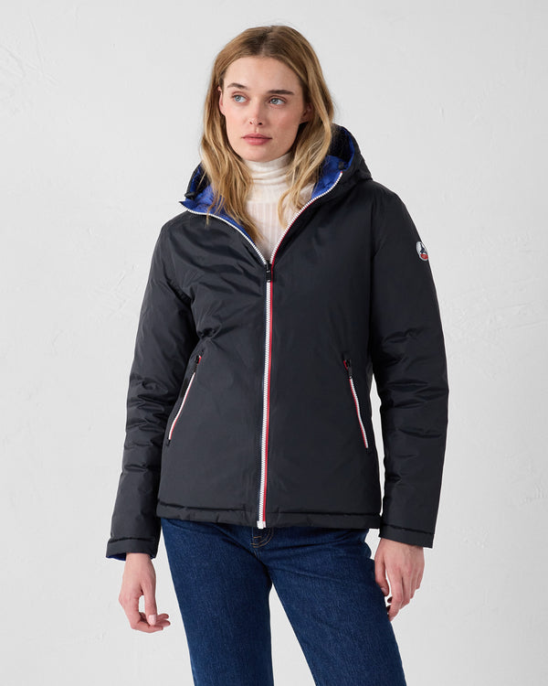 jott Doudoune réversible Noir/bleu cobalt Bergame