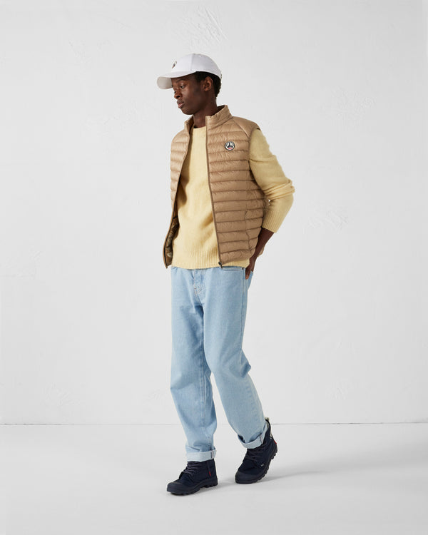 jott Doudoune sans manches Beige Tom