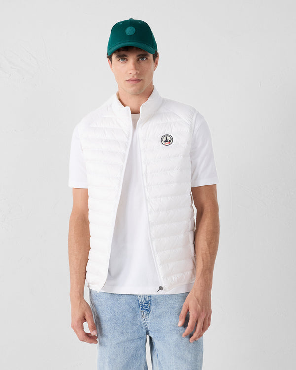 Jott Doudoune Sans Manches Blanc Tom