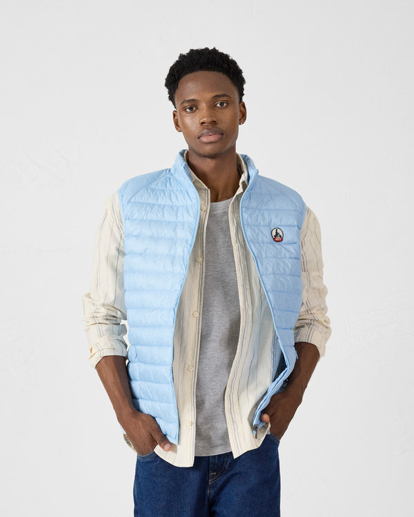 Jott Doudoune Sans Manches Bleu Céleste Tom