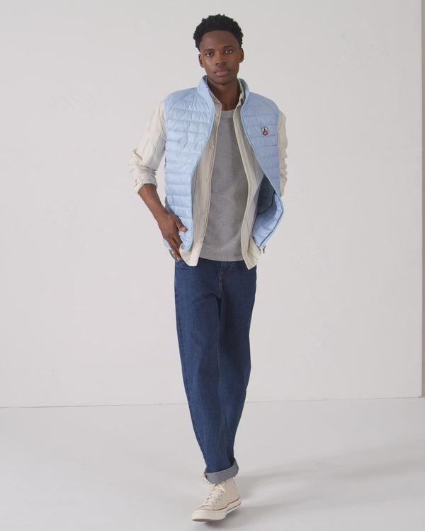 jott Doudoune sans manches Bleu céleste Tom