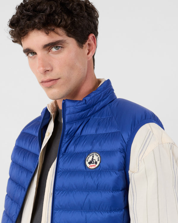 Jott Doudoune Sans Manches Bleu Cobalt Tom