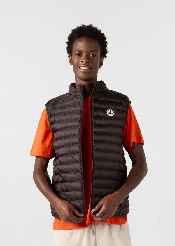 jott Doudoune sans manches Café noir Tom
