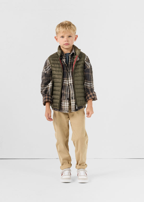 jott Doudoune sans manches enfant Army Zoe