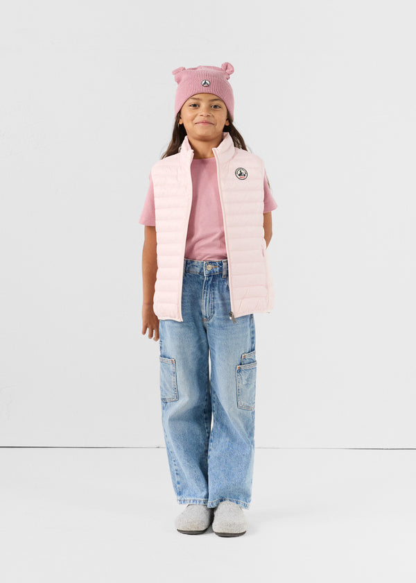 jott Doudoune sans manches enfant Rose pétale Zoe