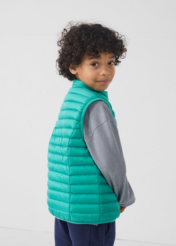 Jott Doudoune Sans Manches Enfant Vert Persan Zoe