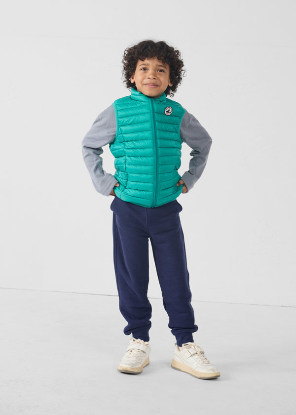 jott Doudoune sans manches enfant Vert persan Zoe