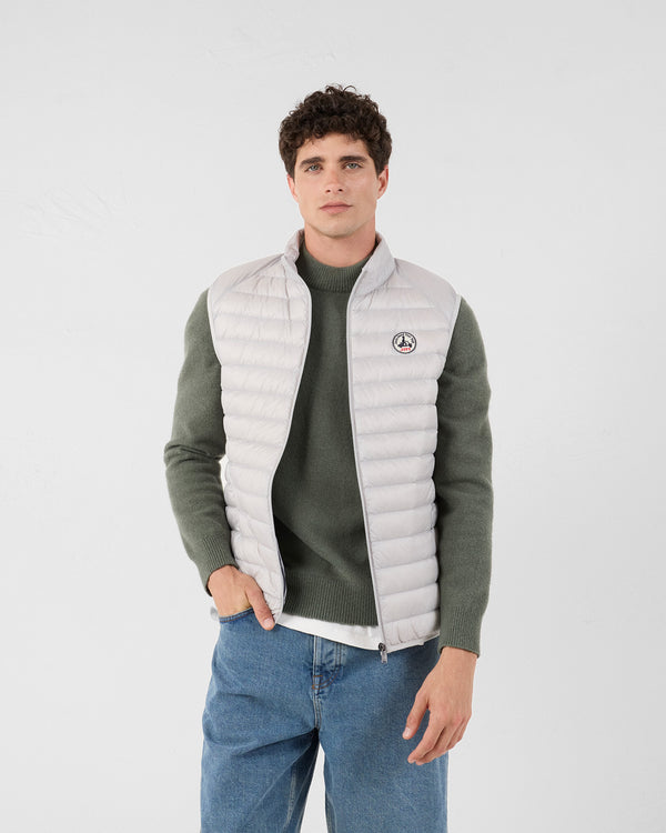 jott Doudoune sans manches Gris glace Tom