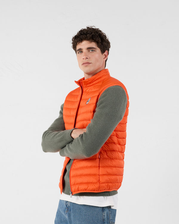 Jott Doudoune Sans Manches Rouge Feu Tom