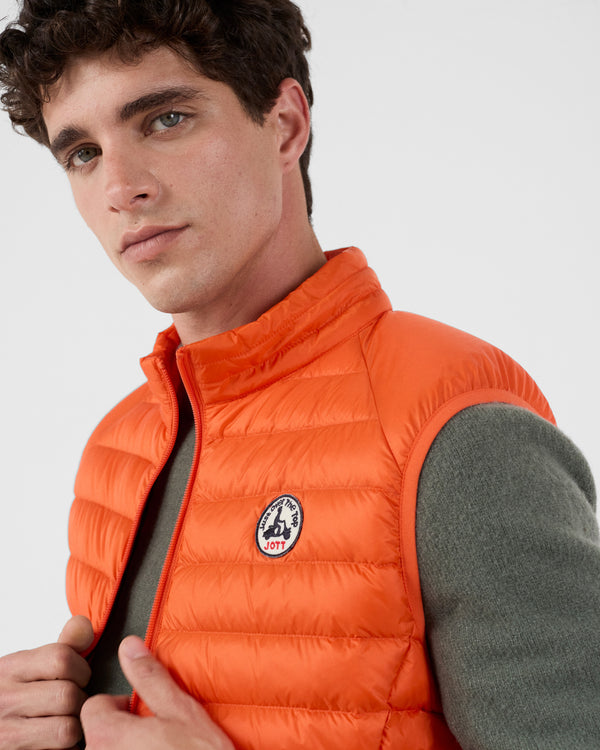 Jott Doudoune Sans Manches Rouge Feu Tom