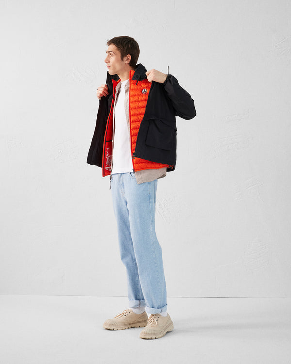 Jott Doudoune Sans Manches Rouge Feu Tom