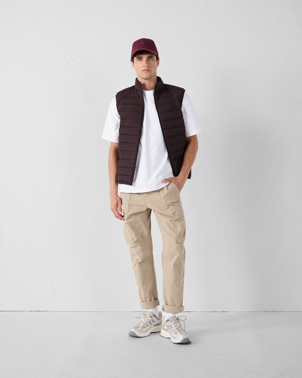 jott Doudoune Sans Manches Stretch Café Noir Arafo