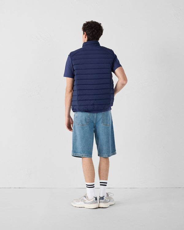 Jott Doudoune Sans Manches Stretch Marine Arafo