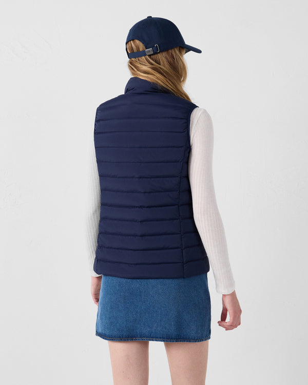 Jott Doudoune Sans Manches Stretch Marine Grenada