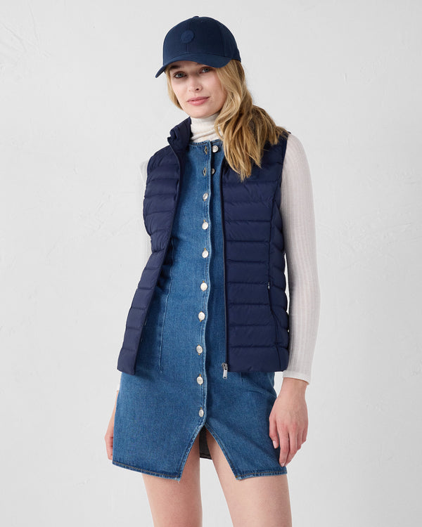 jott Doudoune sans manches stretch Marine Grenada