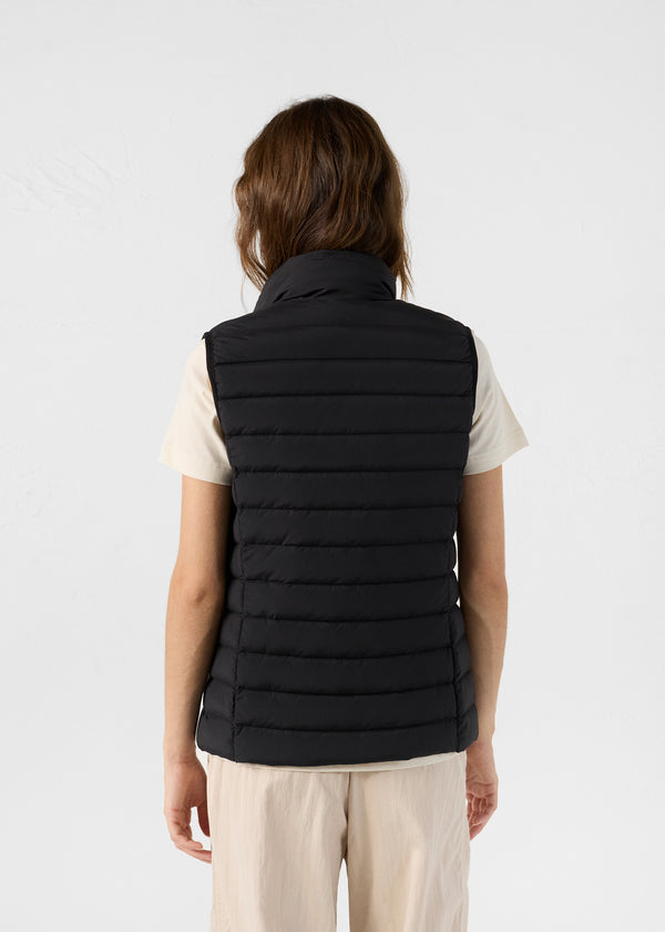 Jott Doudoune Sans Manches Stretch Noir Grenada