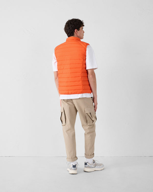 Jott Doudoune Sans Manches Stretch Rouge Feu Arafo
