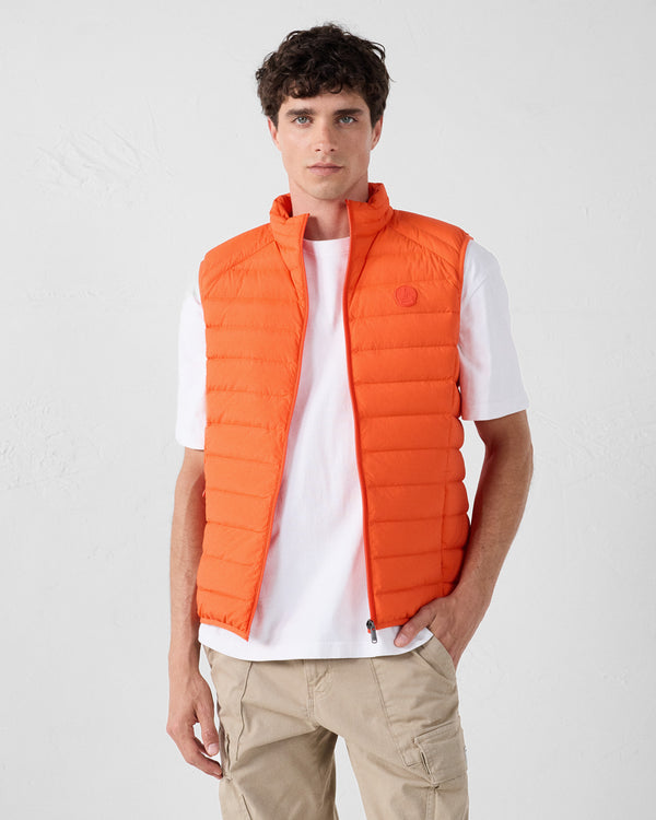 jott Doudoune sans manches stretch Rouge feu Arafo