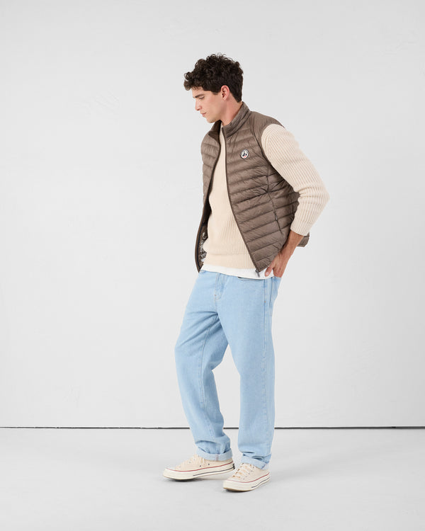 Jott Doudoune Sans Manches Taupe Tom