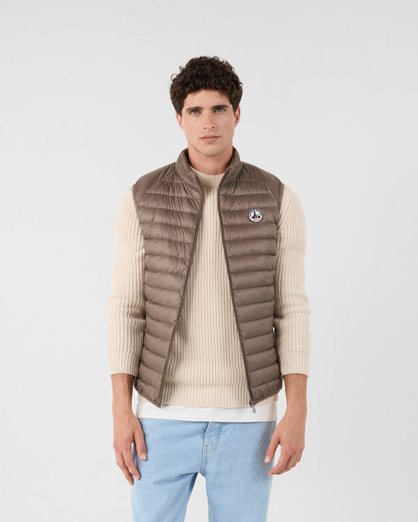 jott Doudoune sans manches Taupe Tom