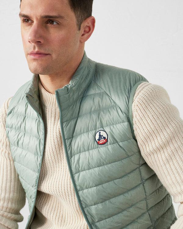 Jott Doudoune Sans Manches Vert Minéral Tom
