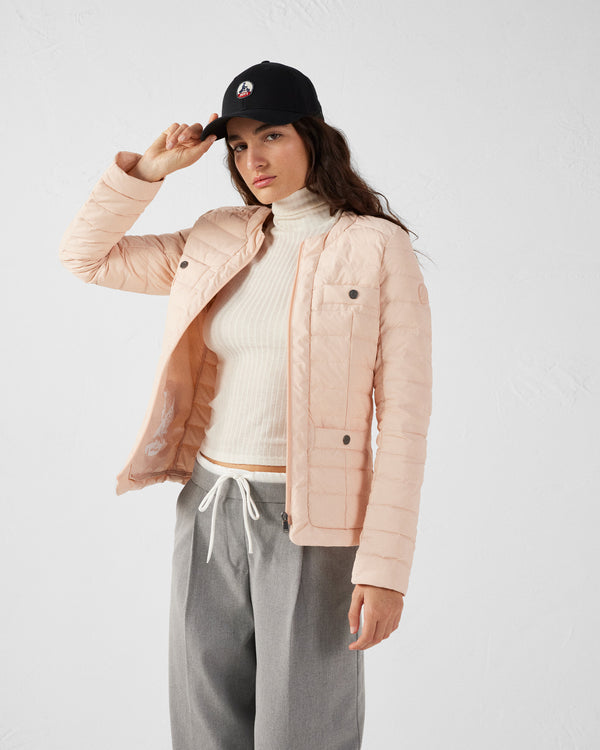 Jott Doudoune Stretch Légère Pêche Clair Ingrid