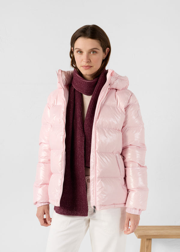 jott Écharpe bicolore Cerise noire Peech