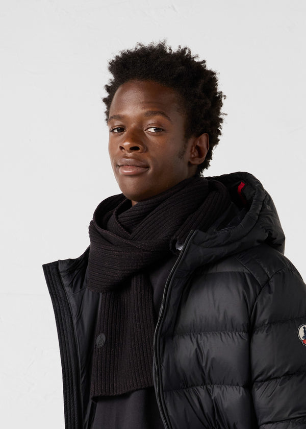 jott Écharpe bicolore Noir Peech