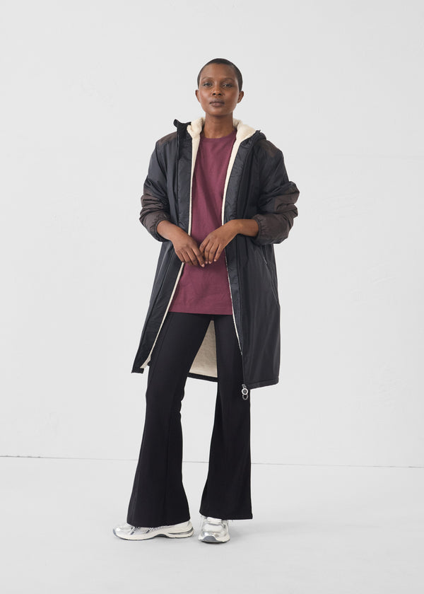 Jott Imperméable Sherpa Long Noir Hallin Sherpa