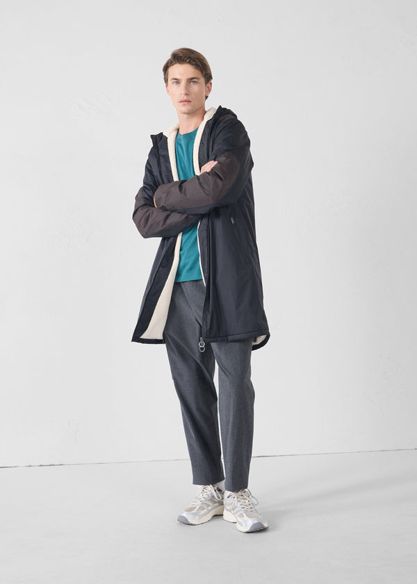 Jott Imperméable Sherpa Long Noir Hallin Sherpa