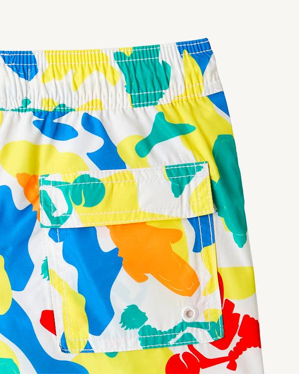 Jott Maillot De Bain Camo Multico Enfant Cassis