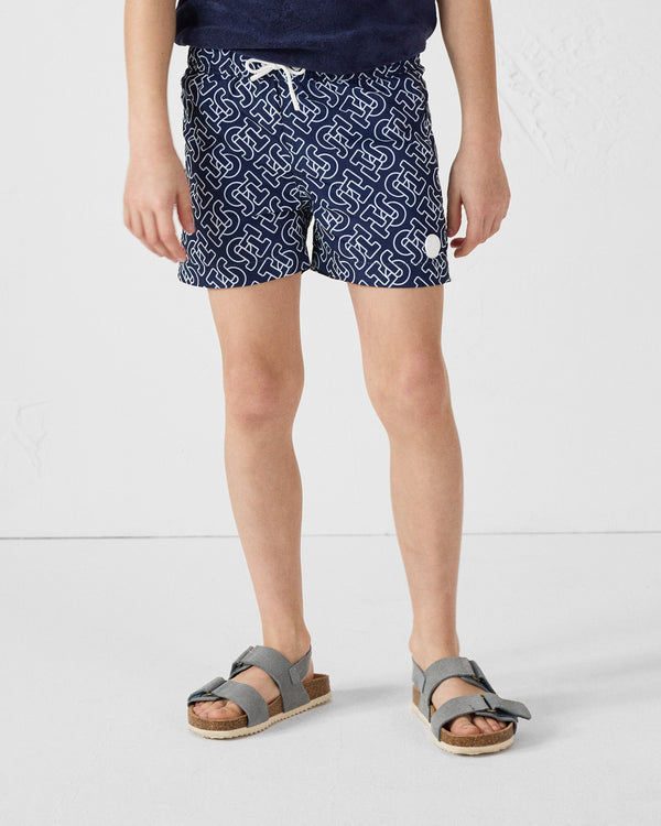 Jott Maillot De Bain Mono Marine Mimosa Monogram