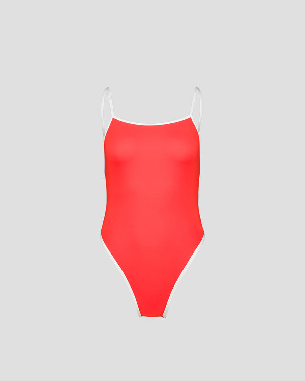 Jott Maillot De Bain Une Pièce Rouge Feu Melina