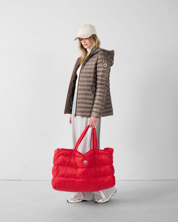 jott Maxi totebag Rouge carmin Leina