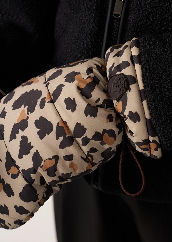 Jott Moufles Imprimées Leopard Beige Blade Print