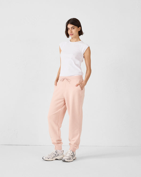 jott Pantalon de sport en coton Pêche clair Iris
