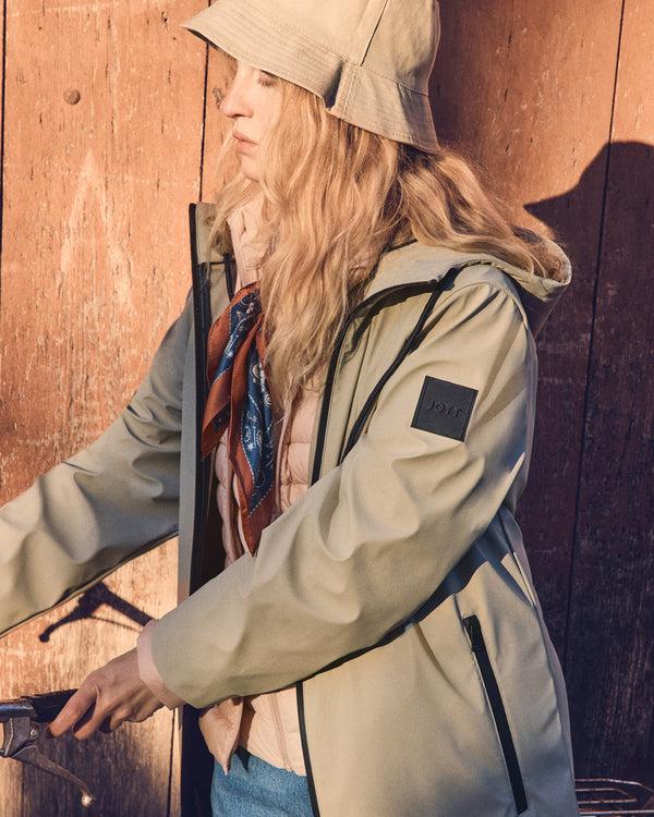 Jott Parka Mi-longue Légère Beige Erika
