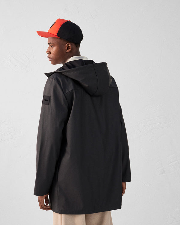 Jott Parka Mi-longue Légère Noir Chester