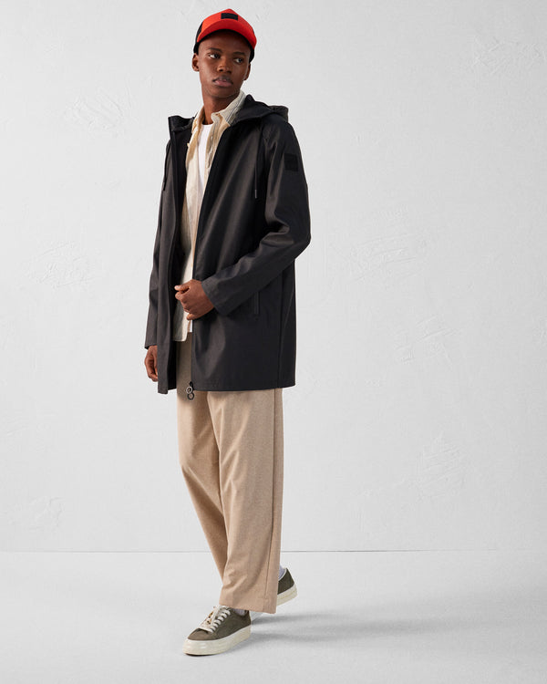 jott Parka mi-longue légère Noir Chester