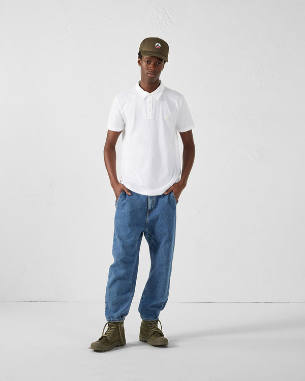 Jott Polo En Coton Biologique Blanc Lavan