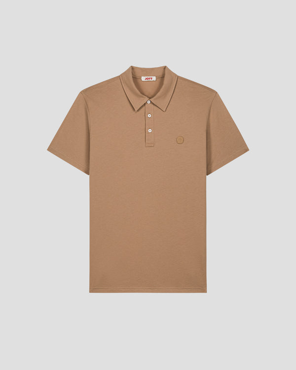 Jott Polo En Coton Biologique Fauve Lavan
