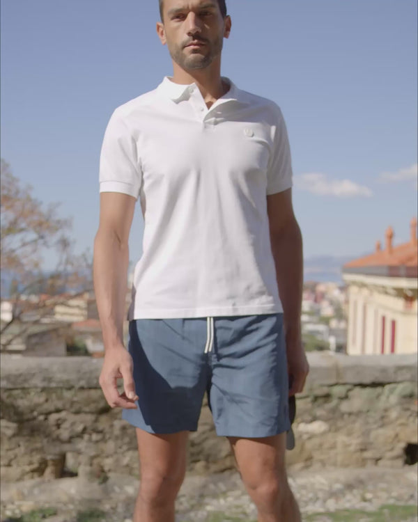 jott Polo en coton Blanc Alvaro