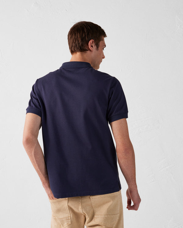 Jott Polo En Coton Marine Alvaro