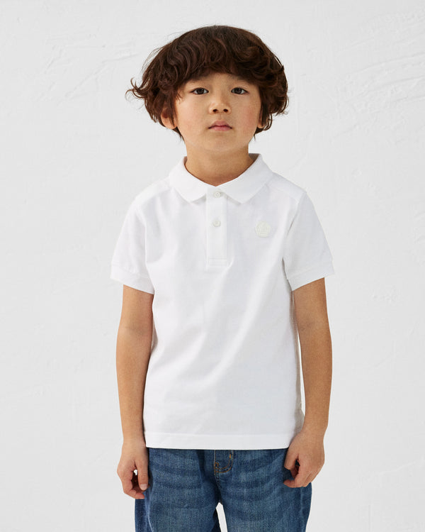 jott Polo enfant en coton Blanc Ciro