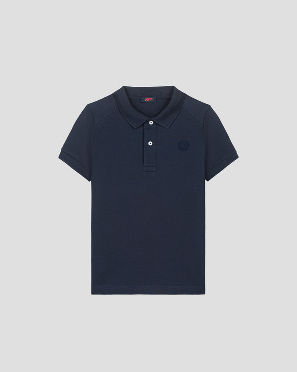 Jott Polo Enfant En Coton Marine Ciro