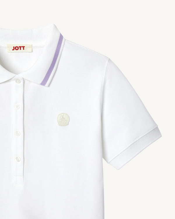 Jott Polo Stretch Blanc Gaia